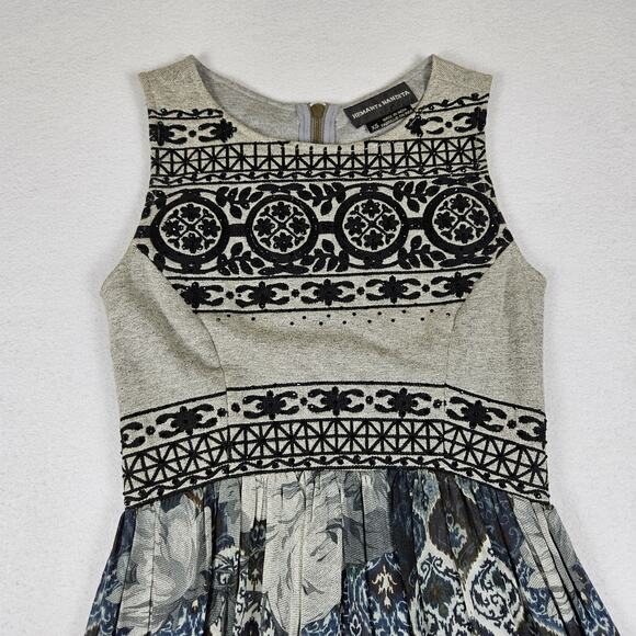 Anthropologie Hemant & Nandita Revolve Beaded Maxi Dress Silk Embellish Size XS - Picture 14 of 15